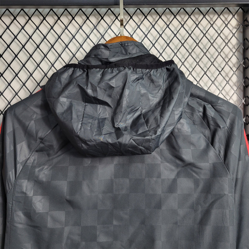 Liverpool 23-24  Black & Gray Windbreaker
