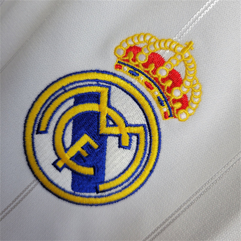 Real Madrid 2012-13 Home Retro Long Sleeve