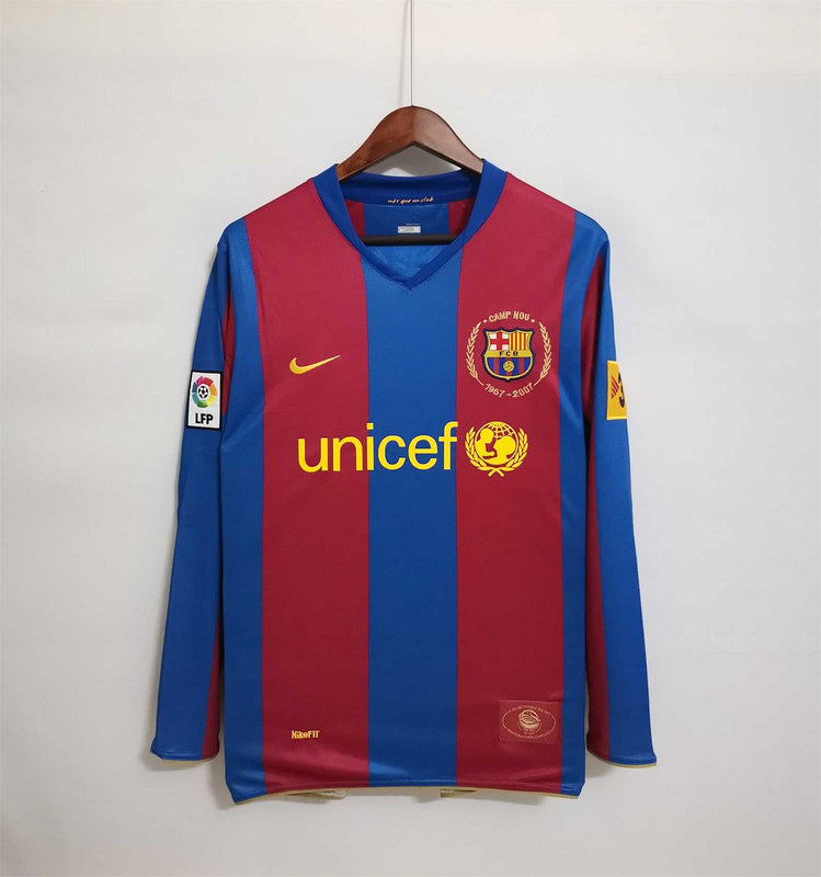 Barcelona 07-08 Langarm Heimtrikot