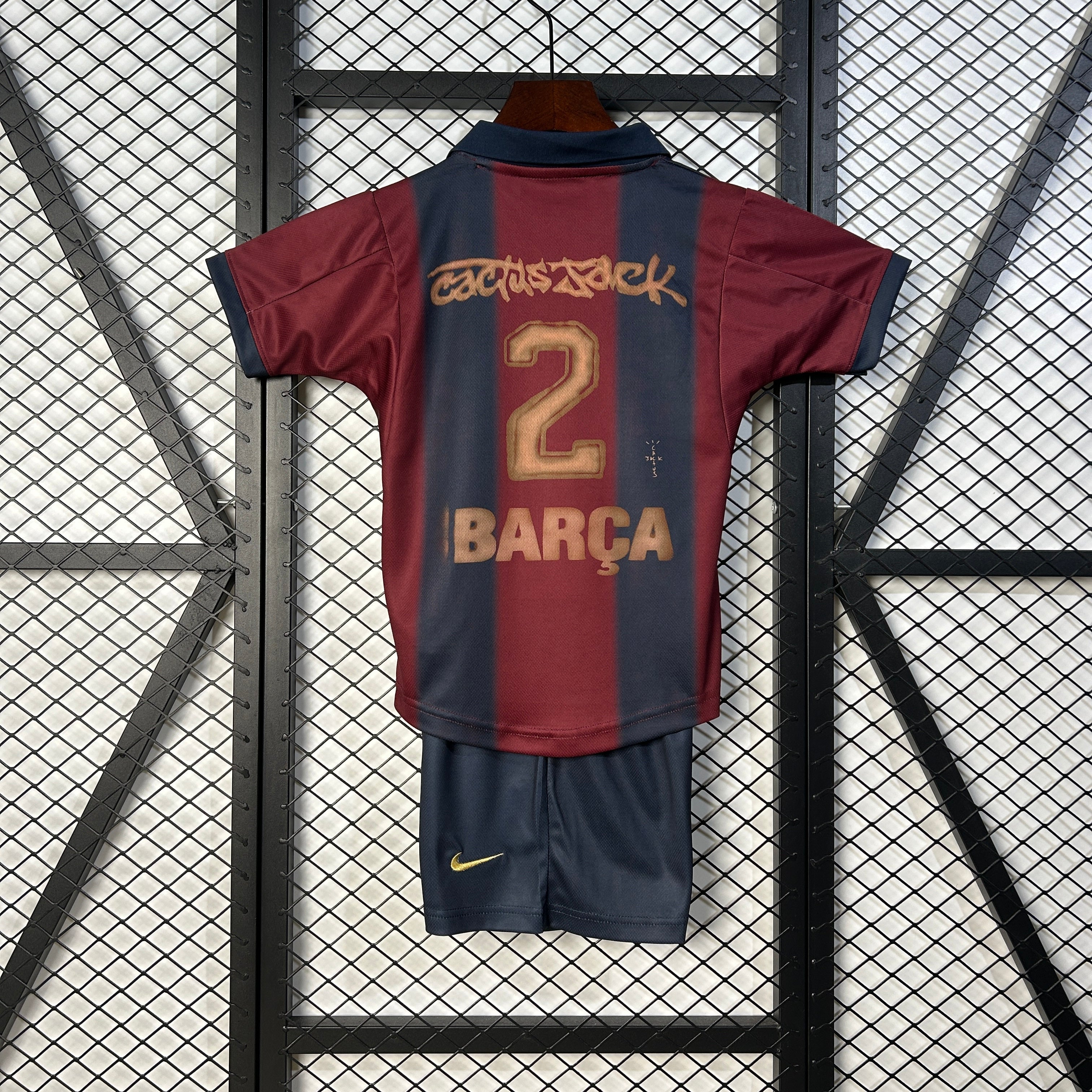 Travis Scott Jersey | Barcelona X Travis Scott Kids Jersey | Malgane