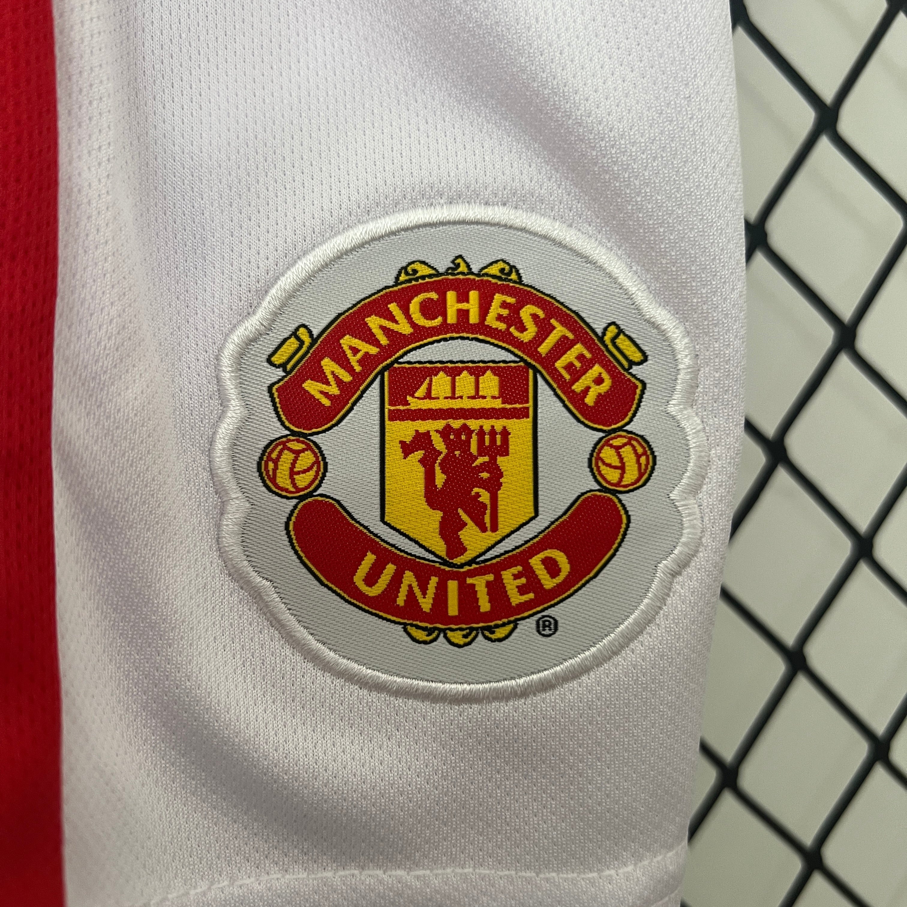 Camiseta retro de local Manchester United 09/10 para niños