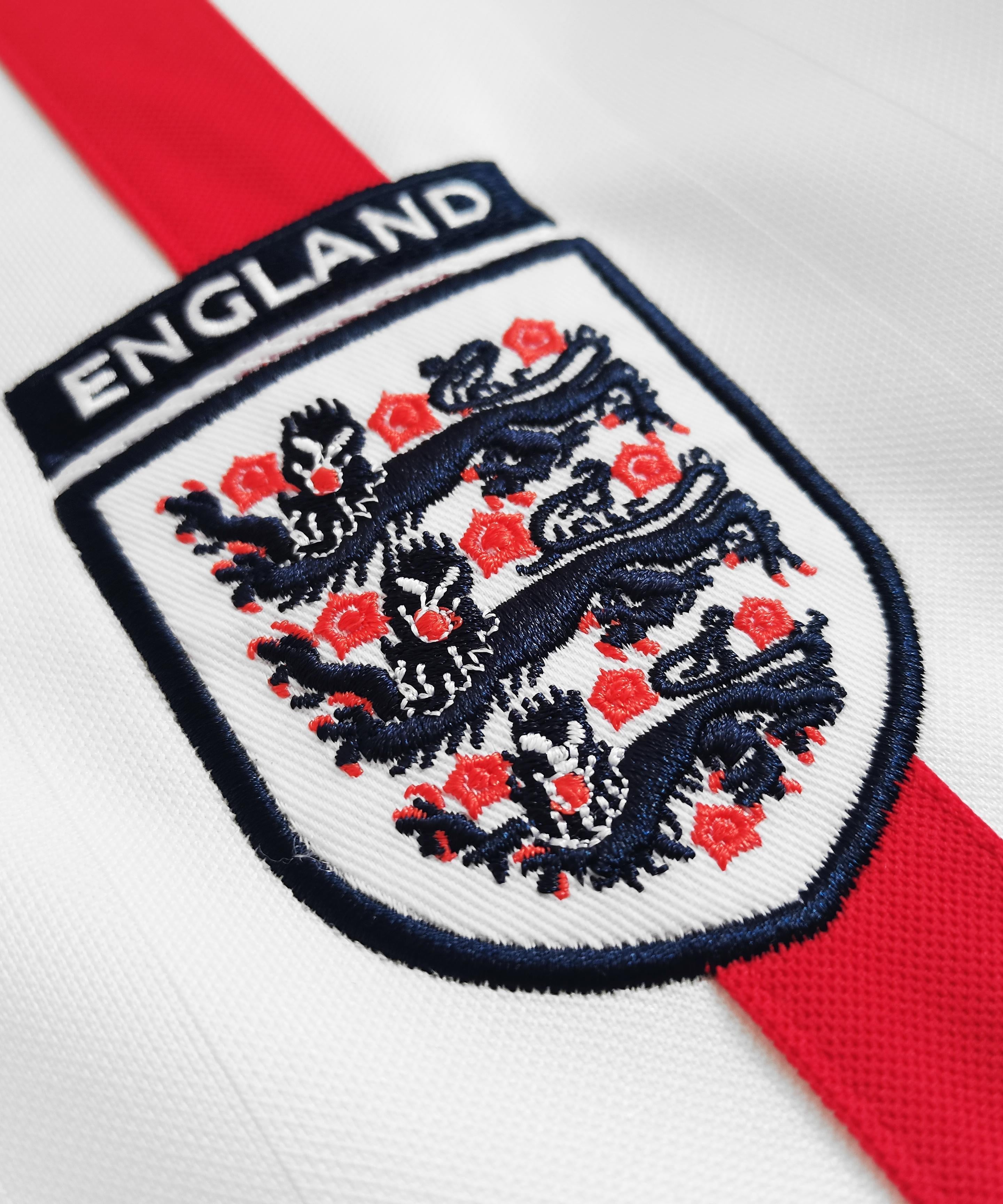 England 2006-2007 Heimtrikot mit langen Ärmeln