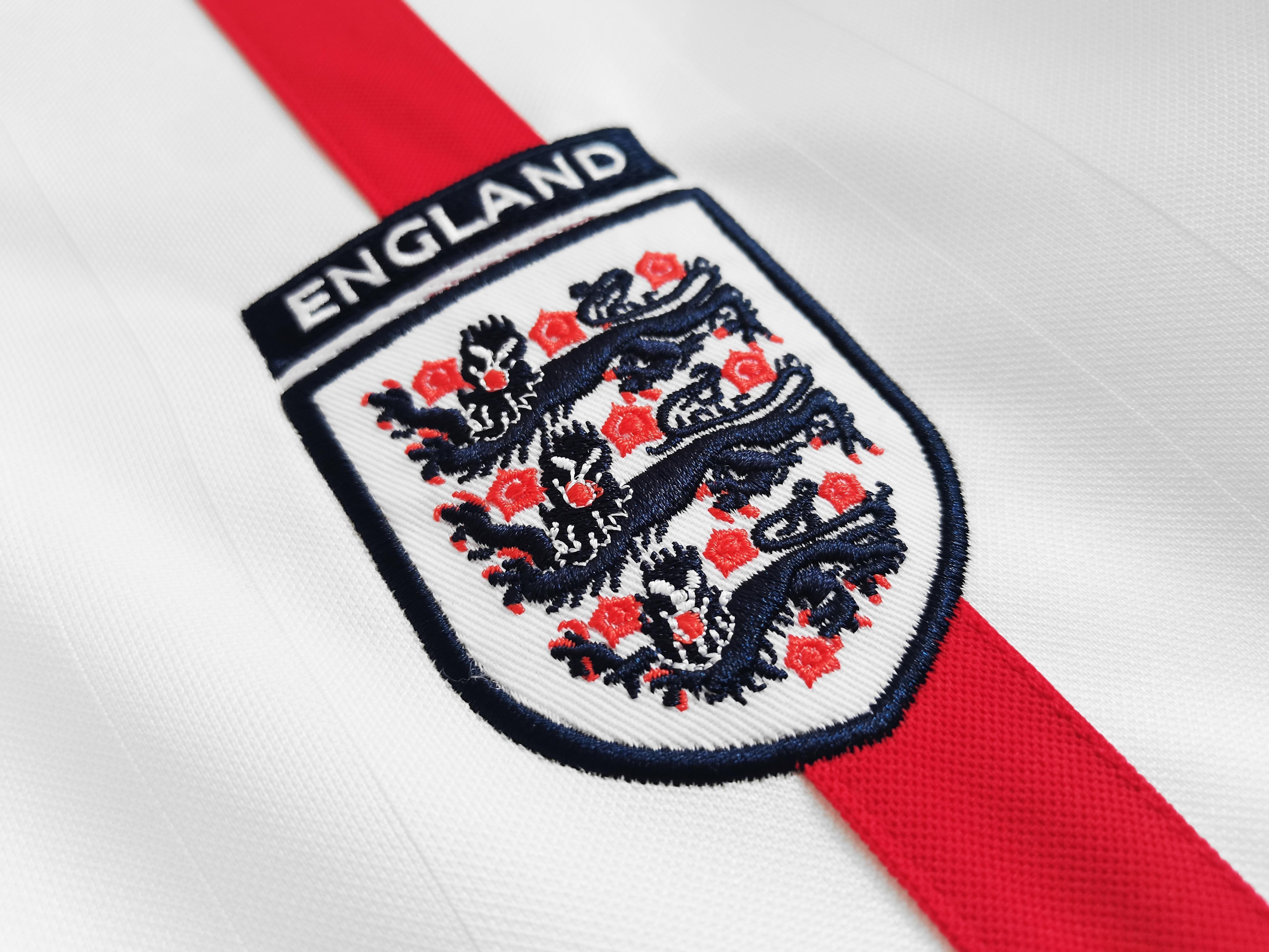 England 2006-2007 Heimtrikot mit langen Ärmeln