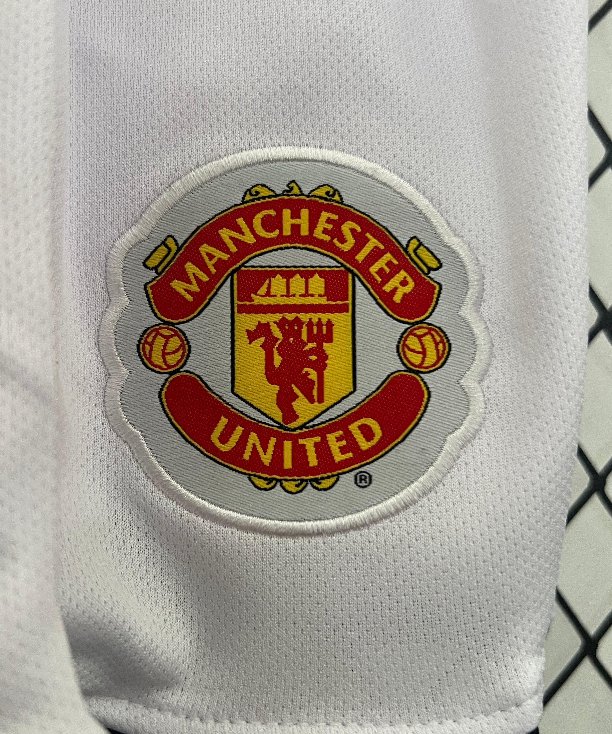 Camiseta de local Manchester United Liga de Campeones 07/08 para niños