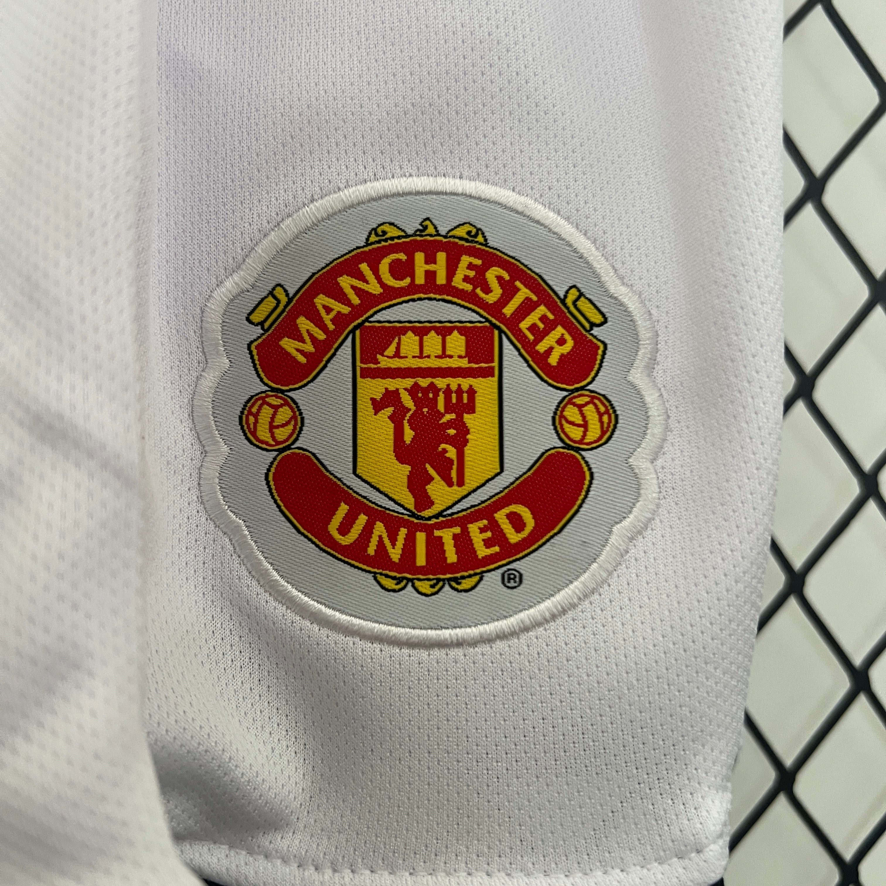 Camiseta de local Manchester United Liga de Campeones 07/08 para niños