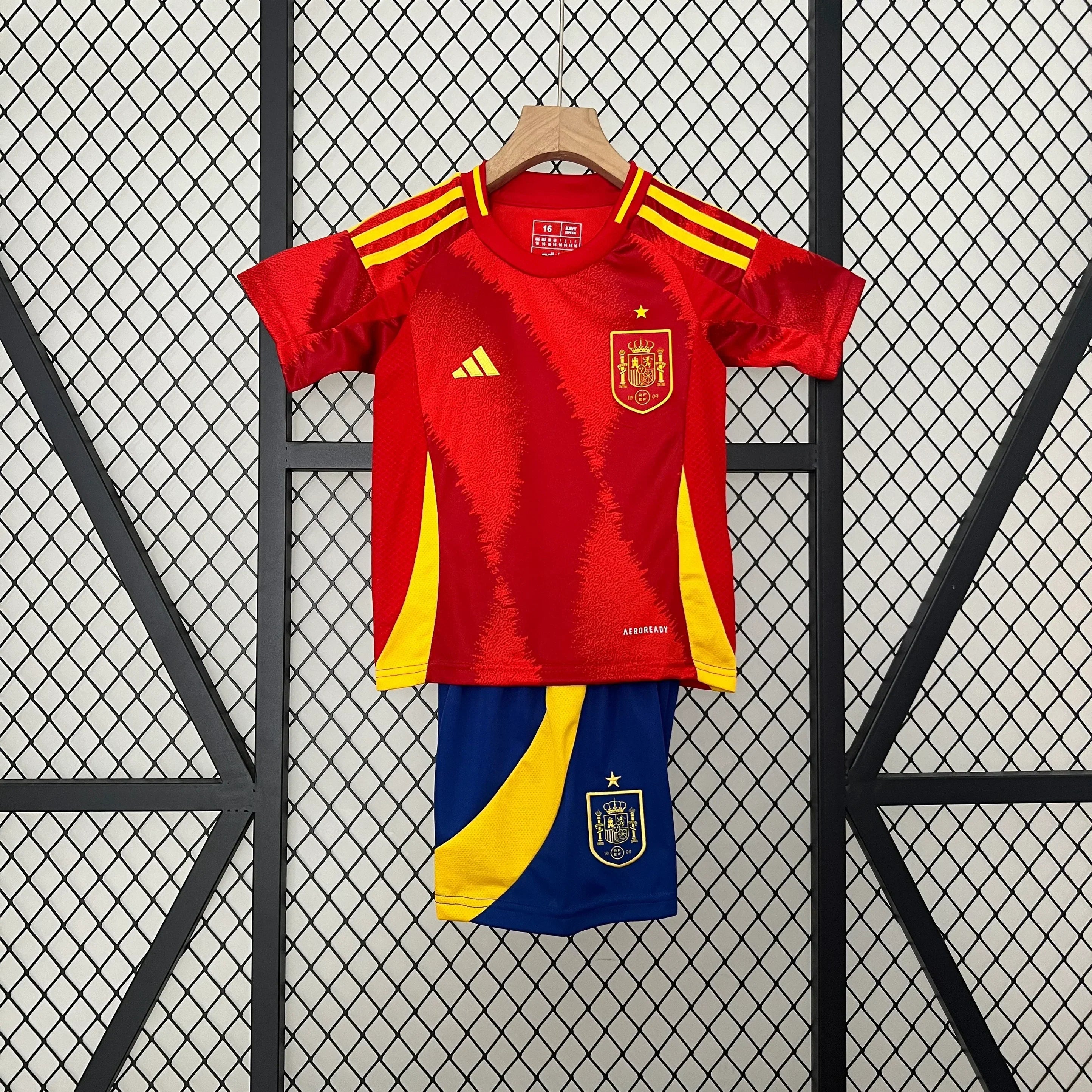 Spanien 2024 Heimtrikot Kinder
