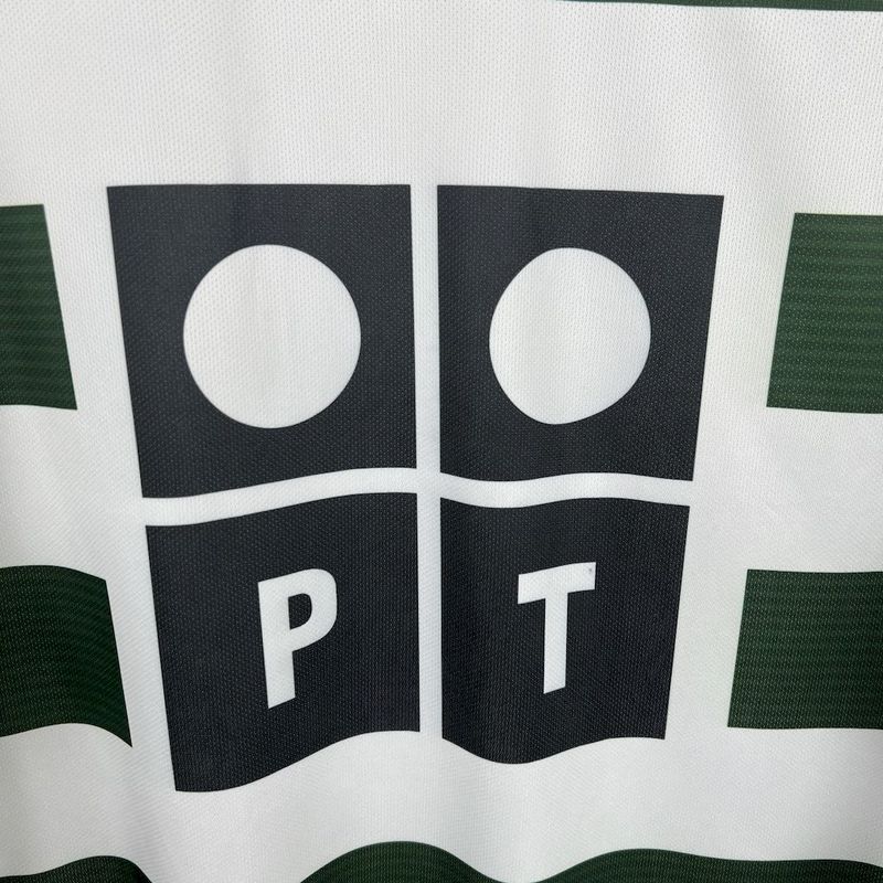 Sporting Lisbon 2001-03 Home Retro Long Sleeve