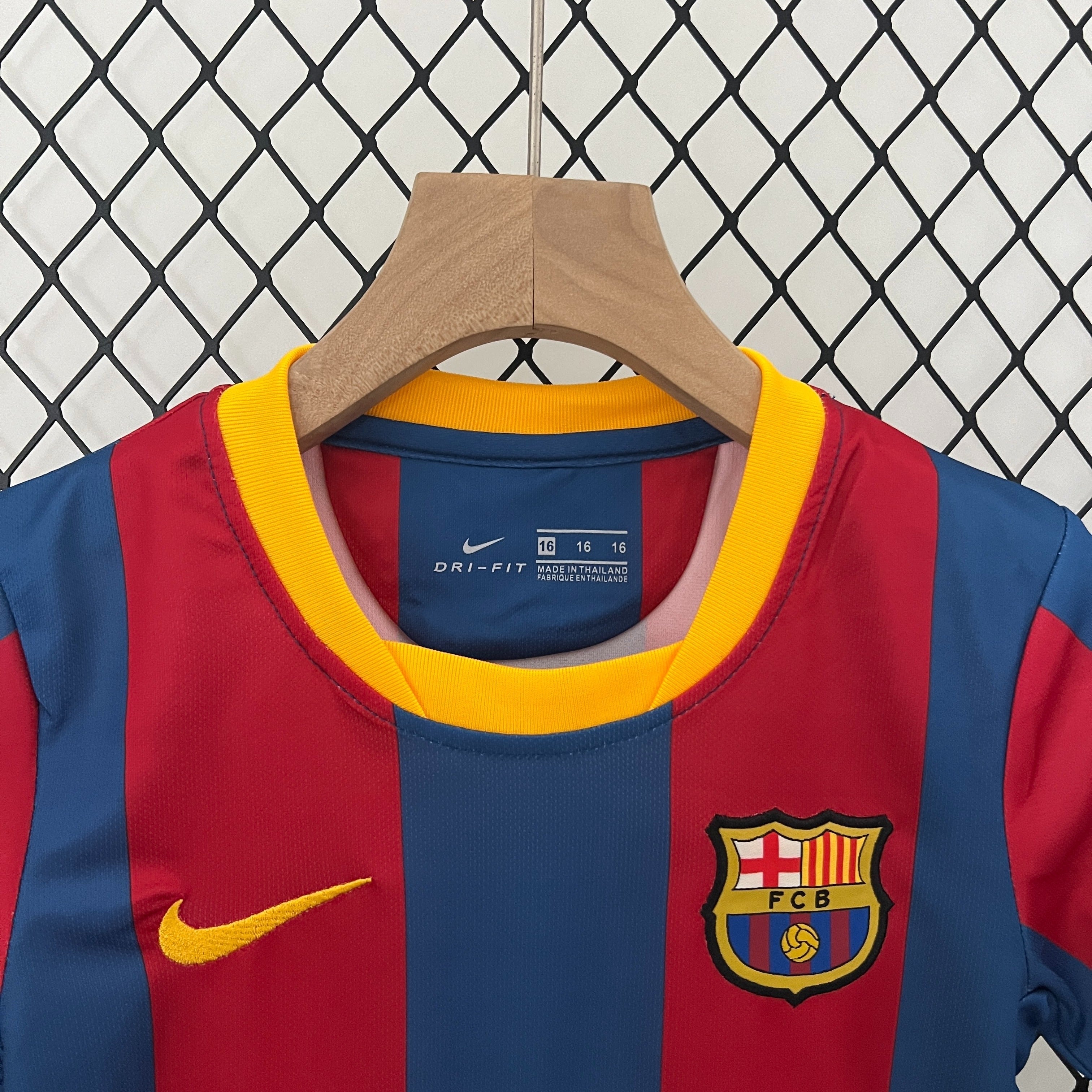 Barcelona 10-11 Home Retro Kids kit