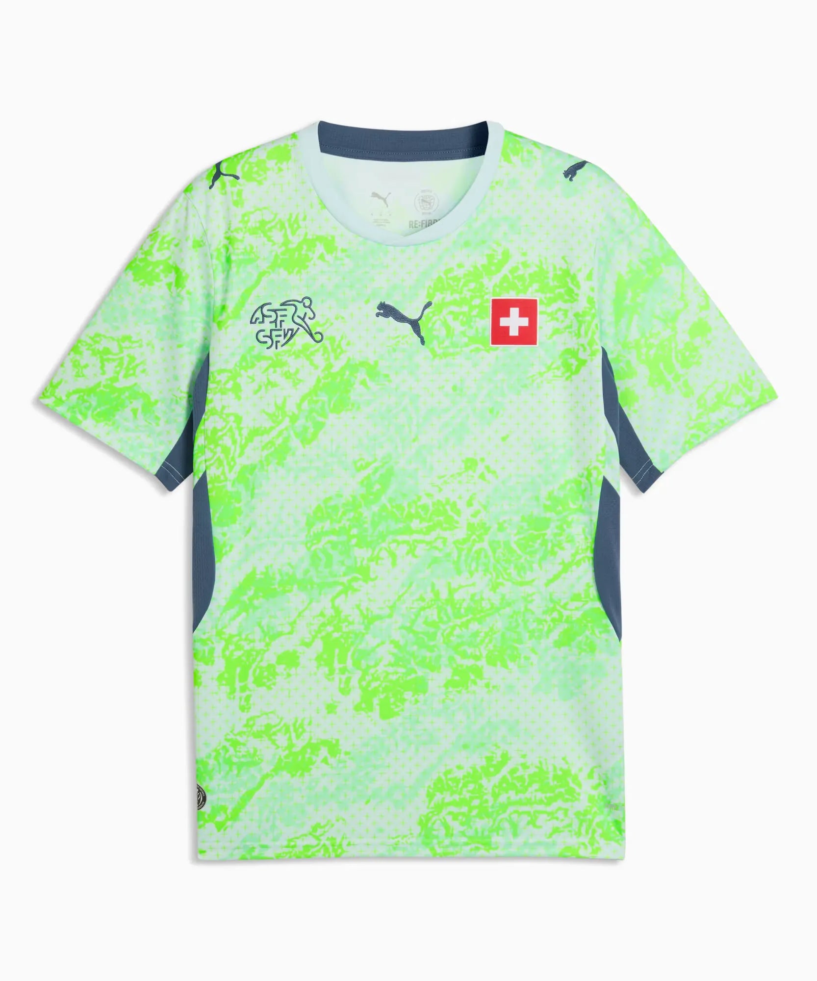 Switzerland " Green " Wolrd cup Away Jersey