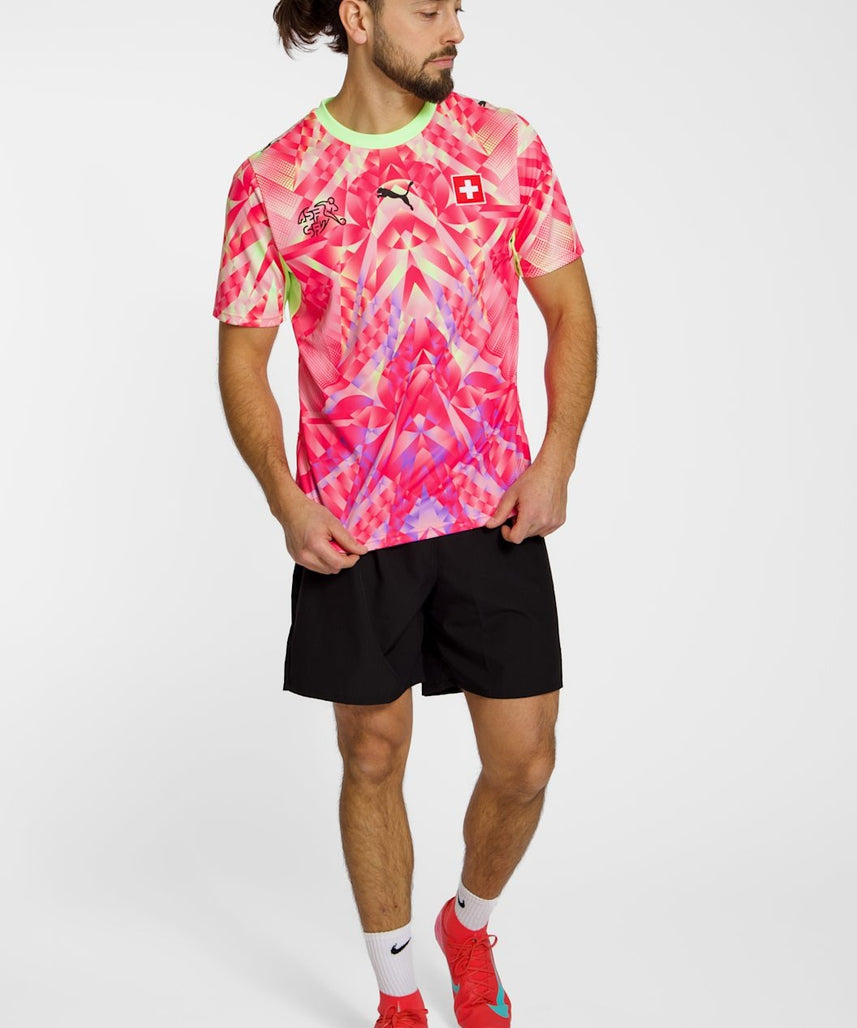 Switzerland " Pink " Wolrd cup Away Jersey