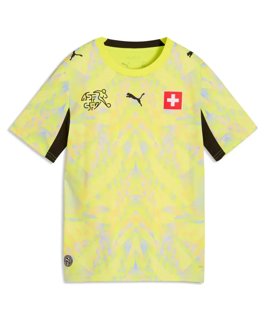 Switzerland " Yellow " Wolrd cup Away Jersey