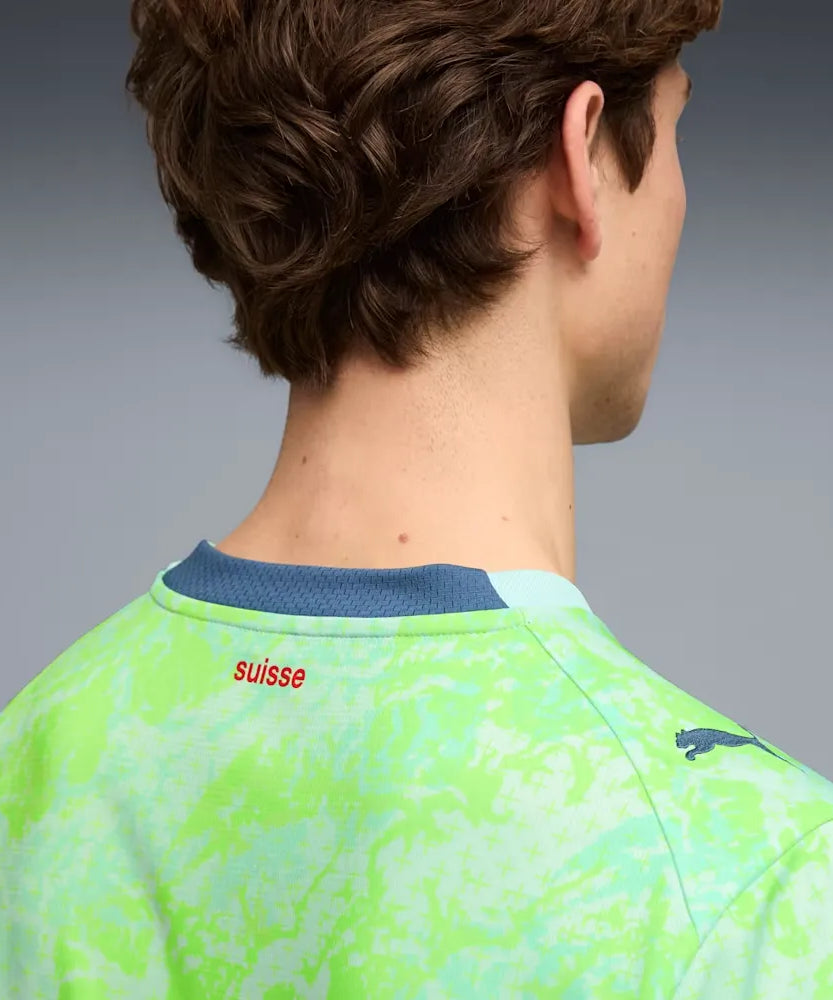 Switzerland " Green " Wolrd cup Away Jersey