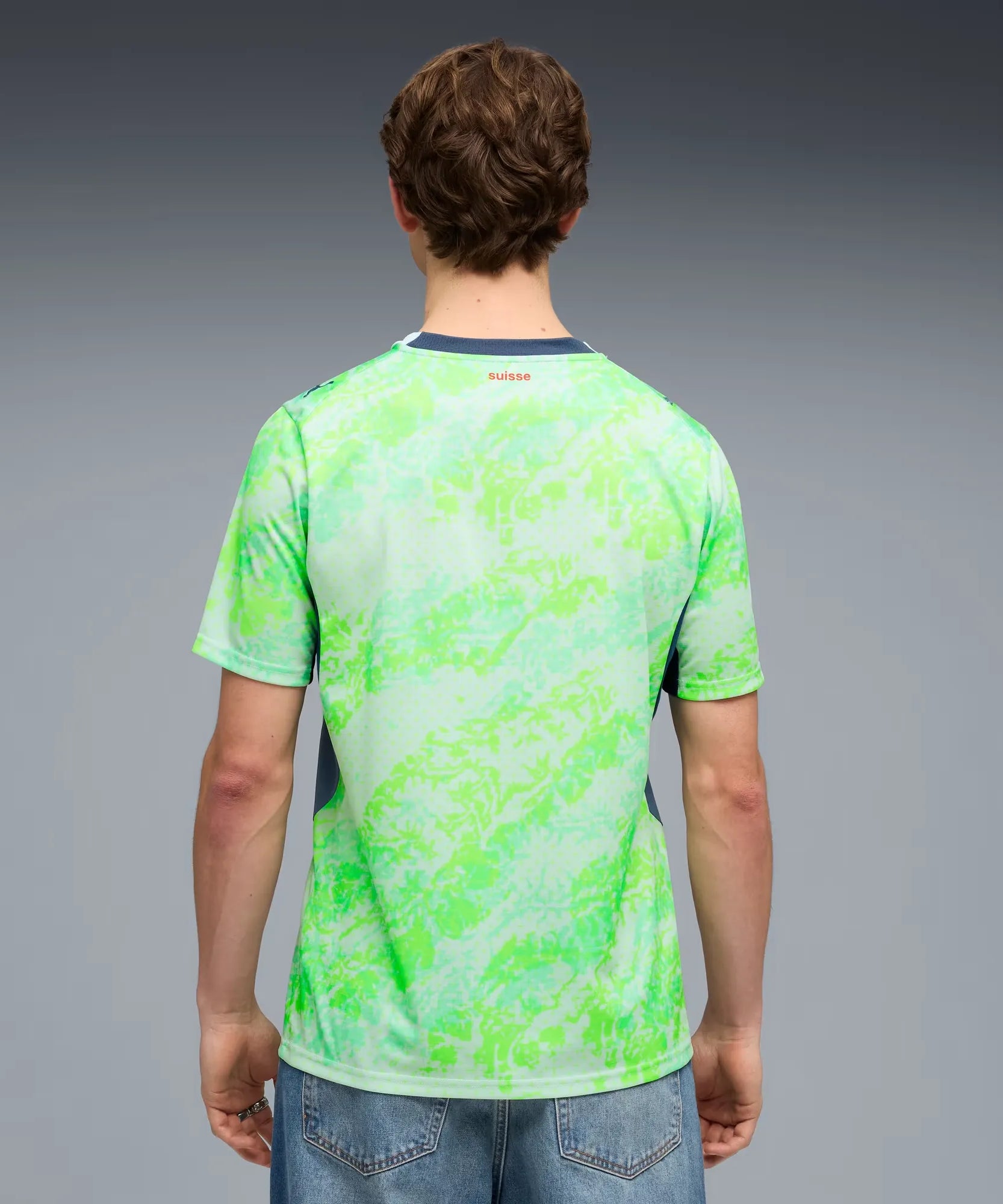 Switzerland " Green " Wolrd cup Away Jersey