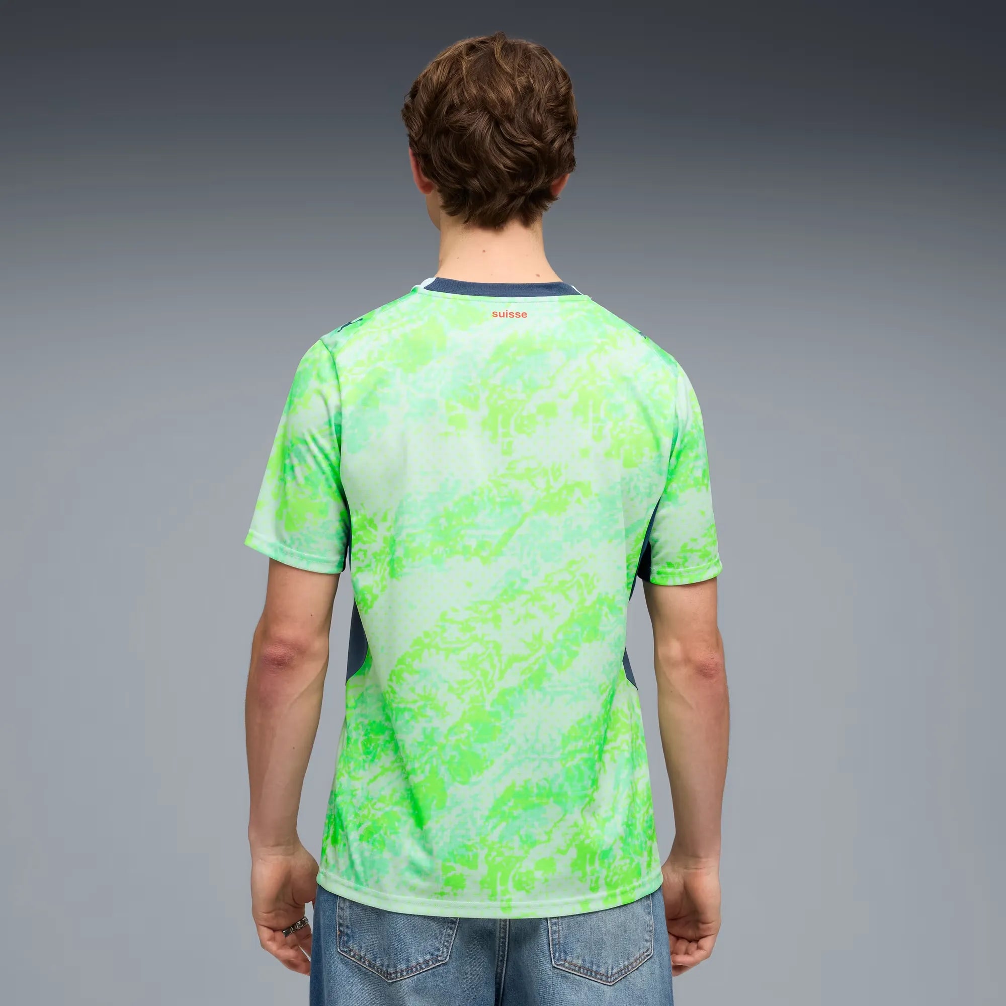Switzerland " Green " Wolrd cup Away Jersey