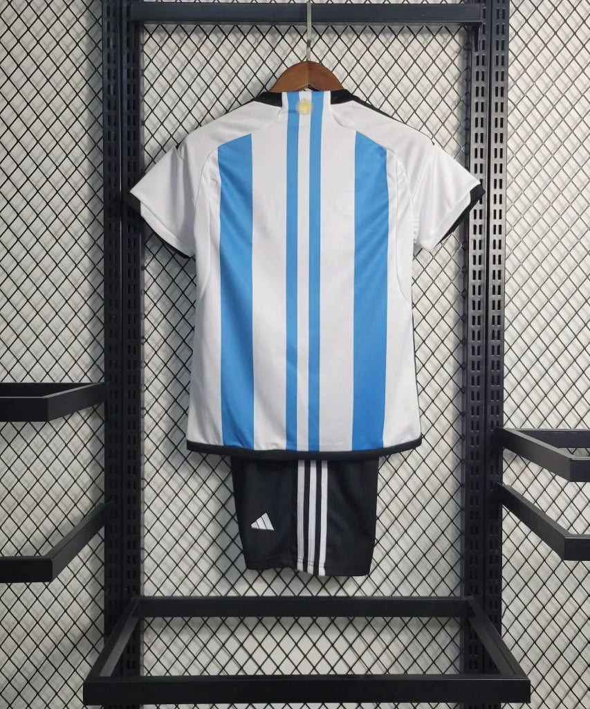 Argentina 2022 World Cup Home Jersey Kids