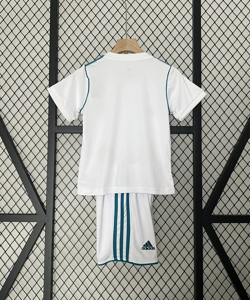 Real Madrid 17/18 Home Jersey Kids