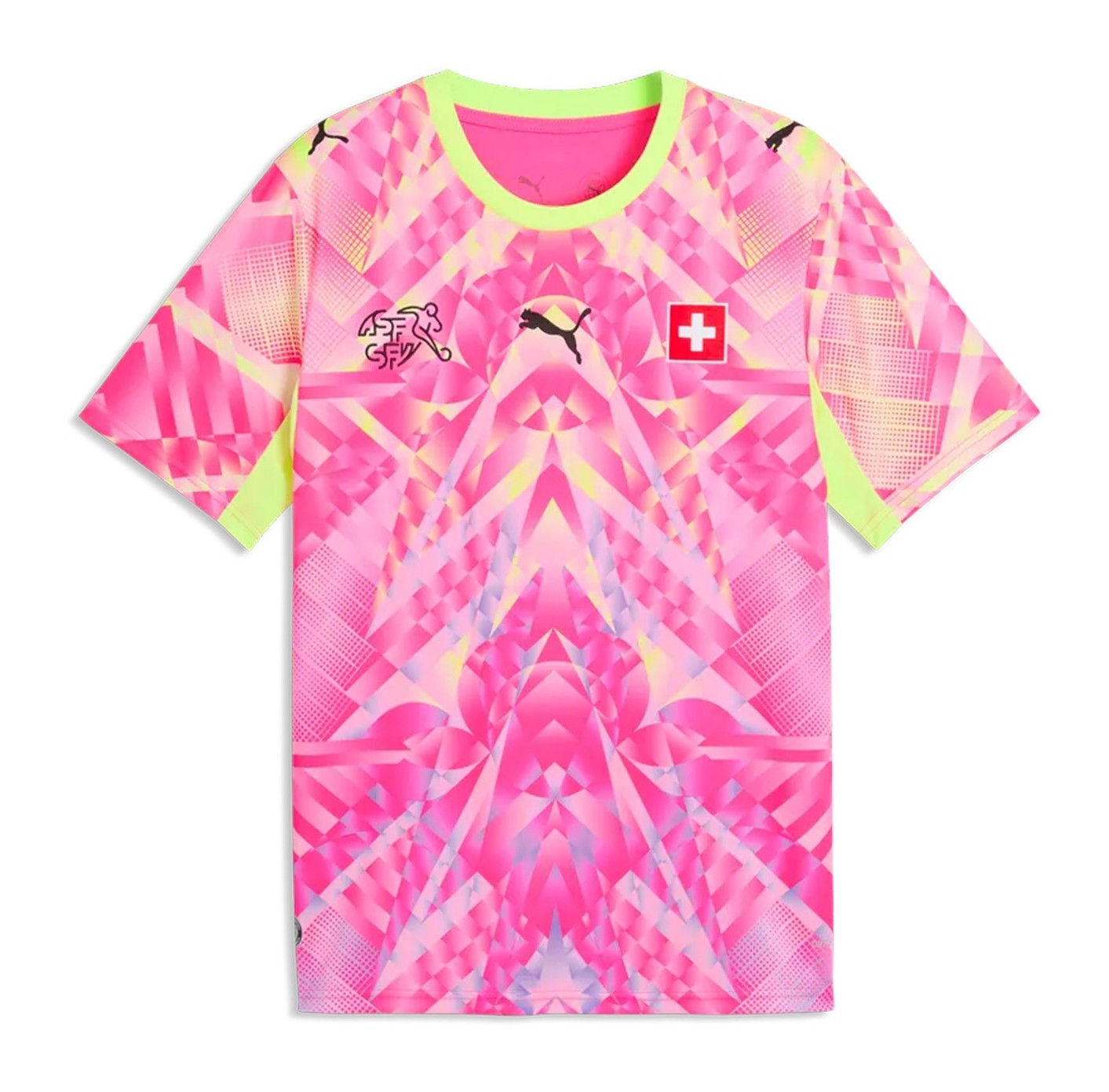Switzerland " Pink " Wolrd cup Away Jersey