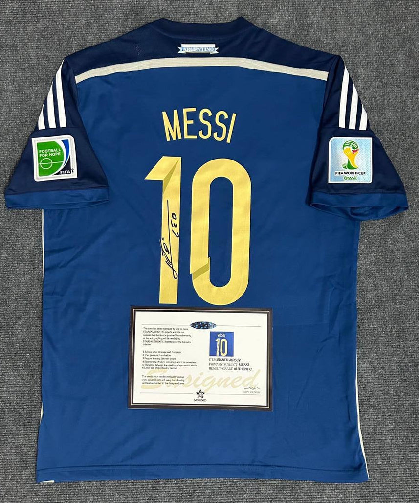 Maillot Signé Argentine « Messi »