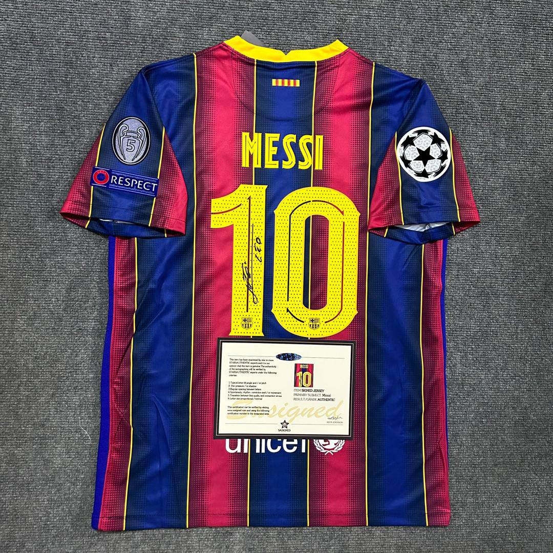 FC Barcelona "Messi" Signiertes Trikot II