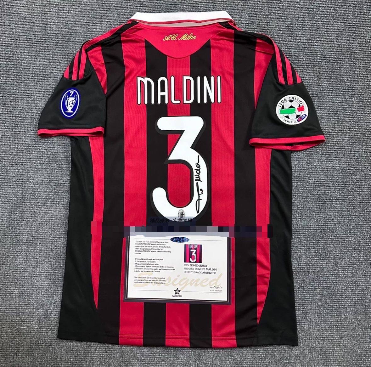 AC Milan "Maldini" Signiertes Trikot