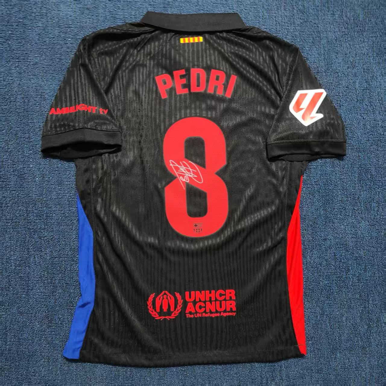 FC Barcelona "Pedri" Signiertes Trikot