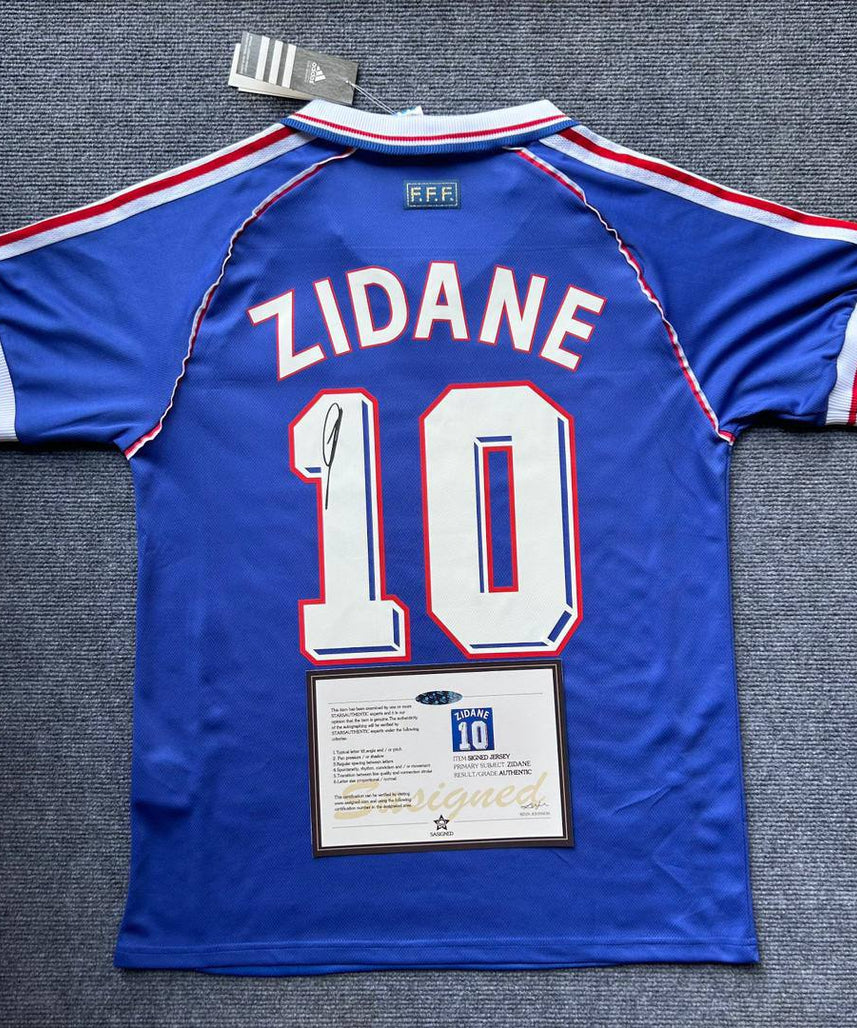 Camiseta Firmada de Francia "Zidane"