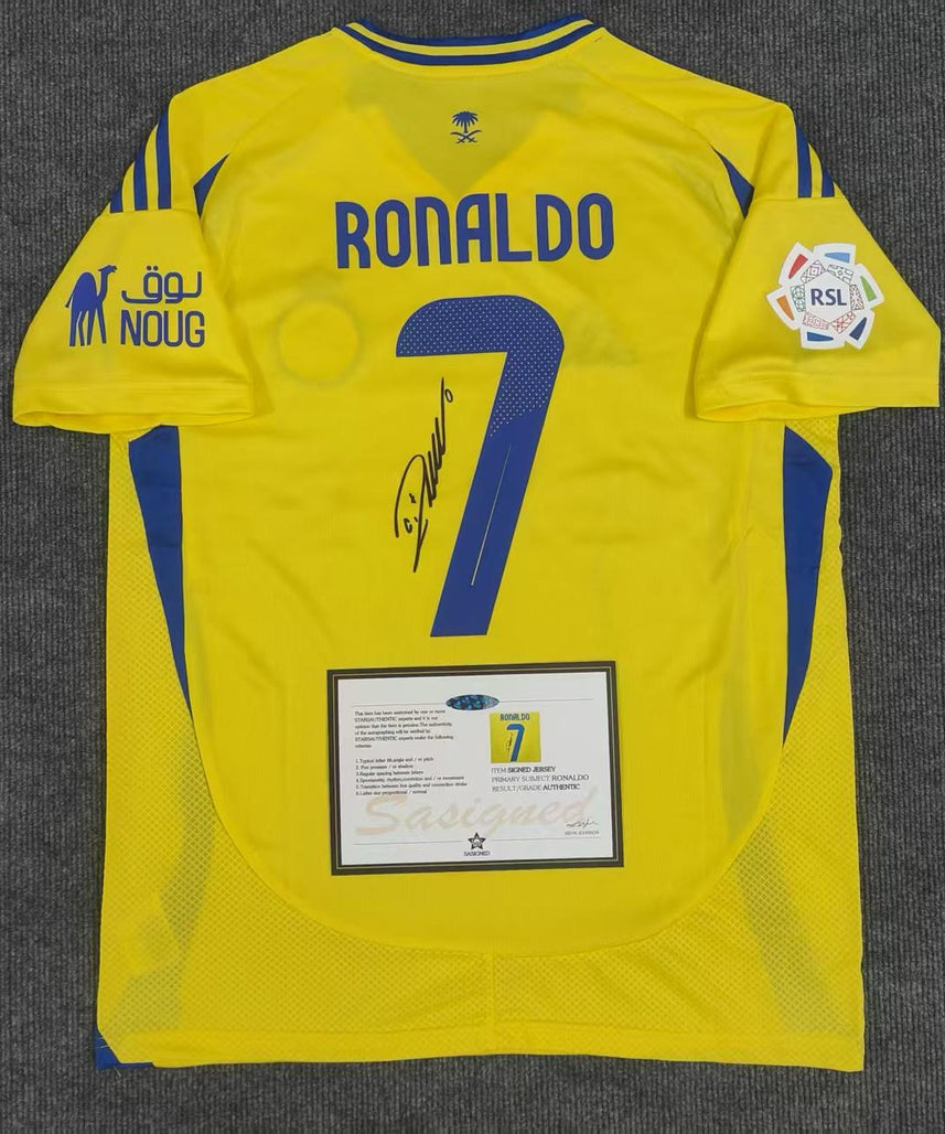 AL Nassr "Ronaldo" Signiertes Trikot