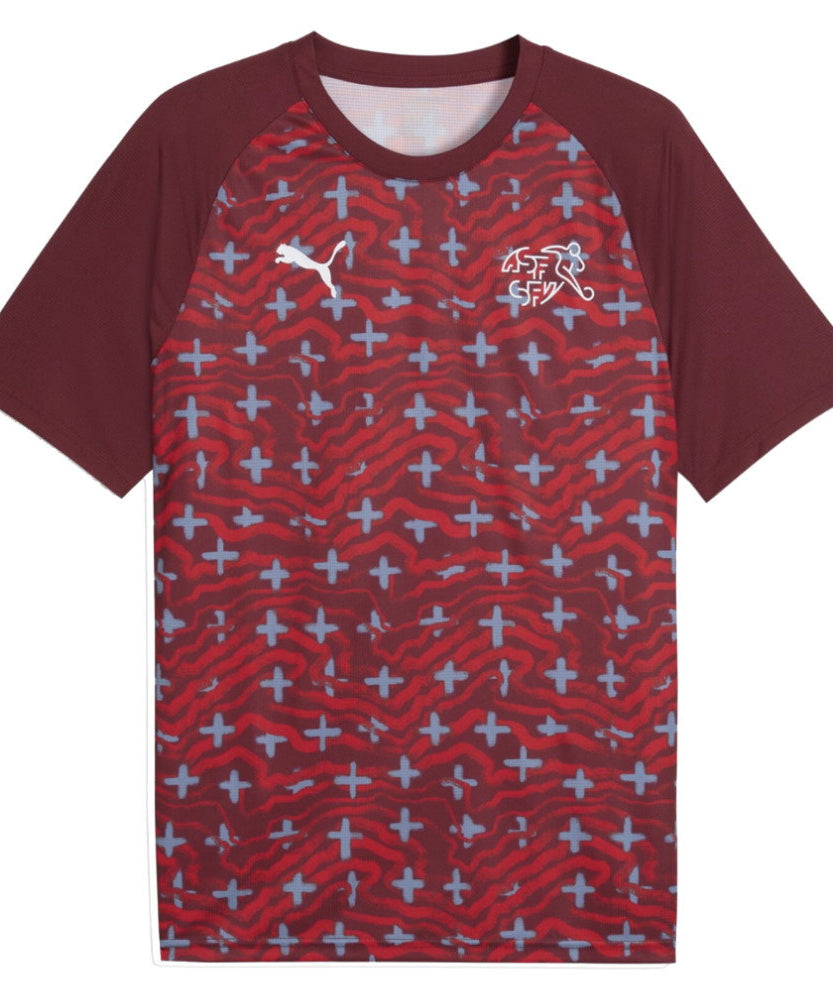 2026-2027 Switzerland Warm Up Jersey (Red)